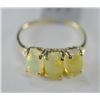 Image 1 : 10KT GOLD OPAL RING WITH CERT. $1487