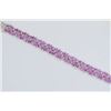 Image 2 : STERLING SILVER RUBY (5.0CT) BRACELET $1500