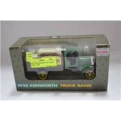 ERTL 1925 KENWORTH JOHN DEERE TRUCK BANK