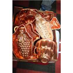 FLAT OF ESTATE JELLO MOLDS