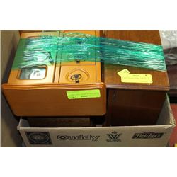 JEWELLERY BOXES W/ CONTENTS X3