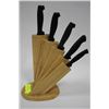 Image 1 : KNIFE BLOCK WITH 5 KNIVES
