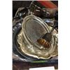 Image 1 : FLAT OF SILVER PLATED ITEMS
