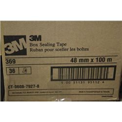 CASE OF 3M BOX SEALING TAPE