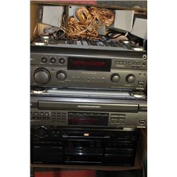 BOX W/ TECHNICS HOME THEATER SYSTEM: AMP