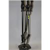 Image 1 : 4PC. FIREPLACE TOOLS POKERS SET W/ STAND HOLDER