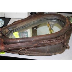 VINTAGE HORSE COLLAR WITH MIRROR
