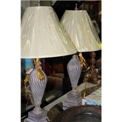 PAIR OF DESIGNER LAMPS