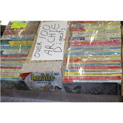 BOX OF 100 ARCHIE DIGEST COMICS