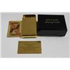 Image 1 : DECK OF 24K GOLD PLATED PLAYING CARDS