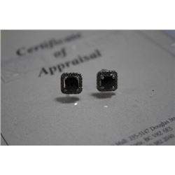 10K WHITE GOLD EARRINGS