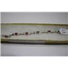 Image 1 : .925 SILVER RUBY BRACELET