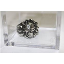 STAINLESS STEEL BIKER RING SIZE: 10