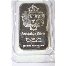 1oz .999 SILVER BAR