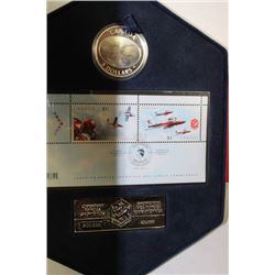 ROYAL CANADIAN MINT, LTD ED, #'D  SNOWBIRD STAMP &