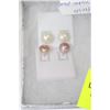 Image 1 : 2 PAIRS OF FRESH WATER PEARL EARRINGS