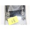 Image 1 : .925 SILVER EARRINGS - 42g IN WEIGHT
