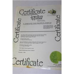 10K YELLOW-WHITE GOLD LADIES DIAMOND RING