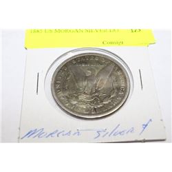 1885 US MORGAN SILVER DOLLAR