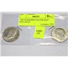 Image 1 : 1964 US KENNEDY SILVER HALF DOLLAR X2
