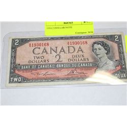 1954 2 DOLLAR NOTE