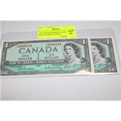 UNC 1954 ASTERISK AA CONSEC S/N REPLACEMENT NOTES