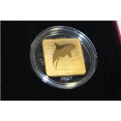 2011 RCMP STERLING SILVER GOLD PLATE 3 DOLLAR
