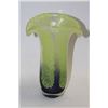 Image 1 : ART GLASS BLUE AND GREEN VASE