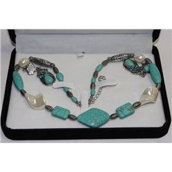 TURQUOISE JEWELLERY SET X2
