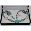 Image 1 : TURQUOISE JEWELLERY SET X2
