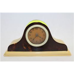 FRENCH IVORY MINI MANTLE CLOCK