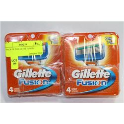 PACK OF 2 GILLETTE FUSION
