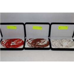 BEADED JEWELLERY SET X3