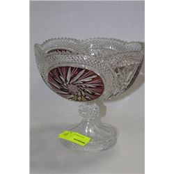 PINWHEEL CRYSTAL BOWL