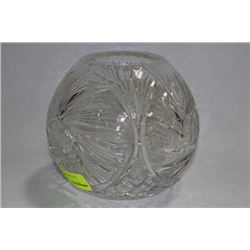 ROUND CRYSTAL VASE