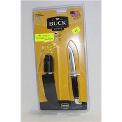 BUCK KNIFE 102 BUCK WOODSMAN KNIFE W CASE
