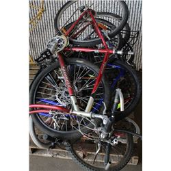 PALLET OF POLICE SEIZED BIKES
