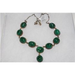 165 CTW EMERALD STONE NECKLACE