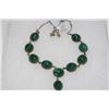 Image 1 : 165 CTW EMERALD STONE NECKLACE