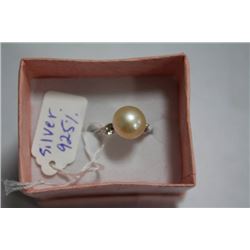 FRESH WATER PEARL .925 SILVER RING