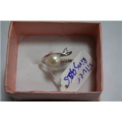 FRESH WATER PEARL .925 SILVER RING