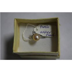 FRESH WATER PEARL .925 SILVER RING