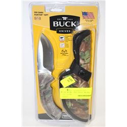 BUCK KNIFE 390 OMNI HUNTER KNIFE W CASE