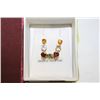 Image 1 : 10K/14K GENUINE GEMSTONE EARRINGS X3