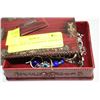 Image 1 : SMALL BOX OF ASSORTED  JEWERLY
