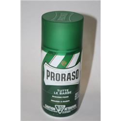 BOTTLE OF PRORASO SHAVING FOAM