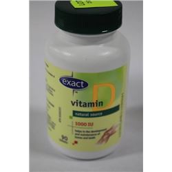 BOTTLE OF 90 VITAMIN 'D' TABLETS