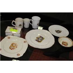 8 PCES OF COMMEMORATIVE ROYAL CHINA