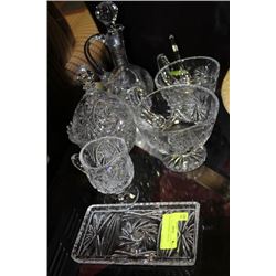 6 PCES OF PINWHEEL CRYSTAL