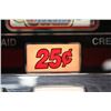 Image 3 : REEL SLOT MACHINE FABULOUS 7'S USES QUARTERS PAYS